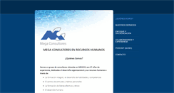 Desktop Screenshot of mega-consultores.com